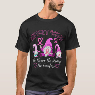 Breast Cancer Warrior Support Squad Pink Ribbon Fo T-Shirt