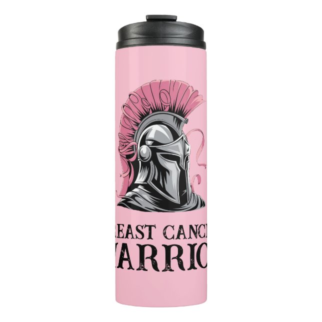 Breast Cancer Warrior Thermal Tumbler (Front)