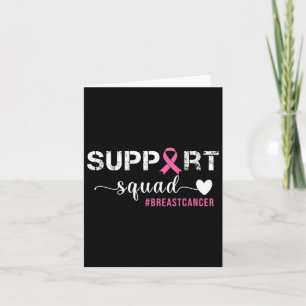 Breast Cancer Womens Support Squad Breast Cancer A Card