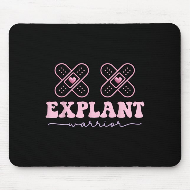 Breast Implant Illness Cancer Awareness Warrior  Mouse Pad (Front)