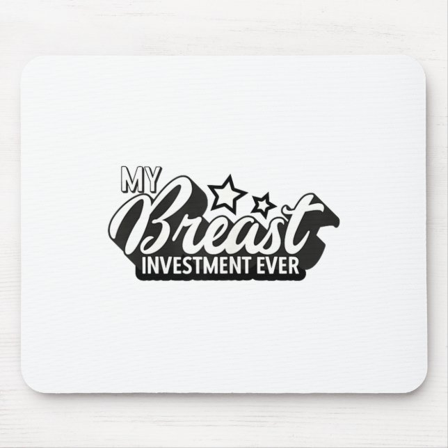 Breast Implants Ies Funny New S Plastic Surgery  Mouse Pad (Front)