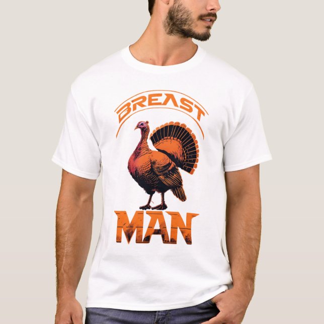 breast man Men's Basic T-Shirt (Front)