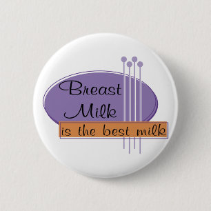 Breast Milk Is The Best Milk 6 Cm Round Badge