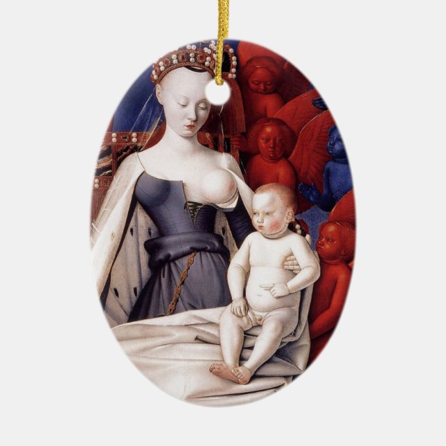 BREAST OF MARY CERAMIC ORNAMENT (Front)