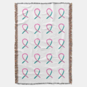 Breast & Ovarian Cancer Syndrome Ribbon Blanket