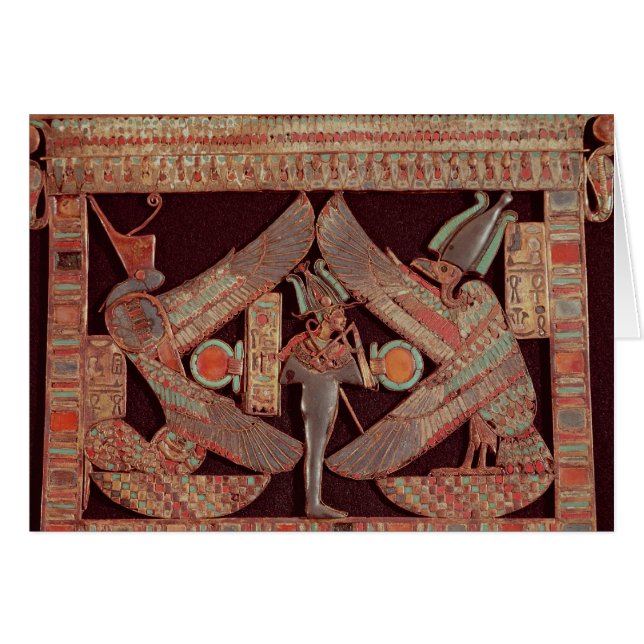 Breast plate depicting Osiris, god of (Front Horizontal)