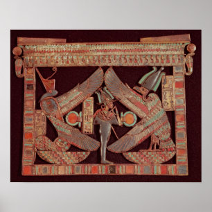 Breast plate depicting Osiris, god of Poster