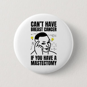 Breast Restoration And Breast Cancer - Funny Maste 6 Cm Round Badge