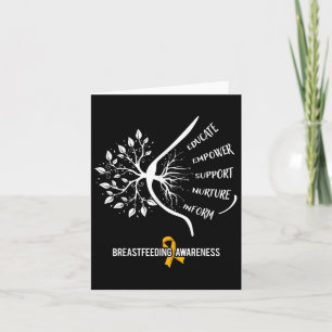 Breastfeeding Awareness Family Usa Breast Milk Lac Card
