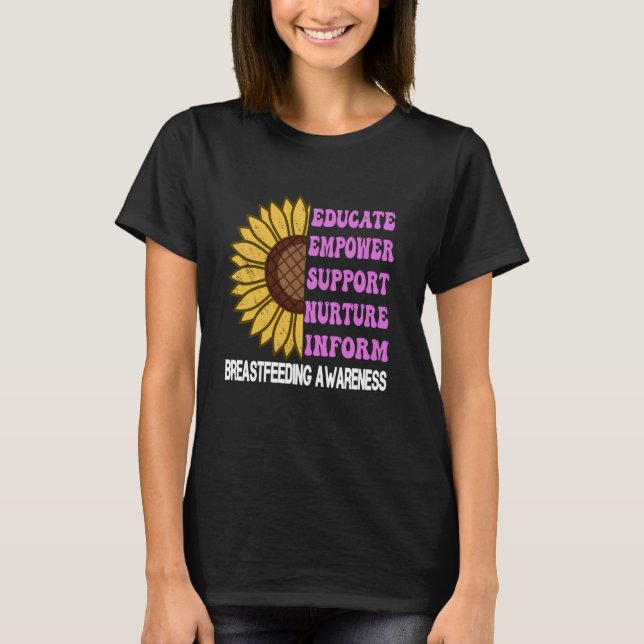 Breastfeeding Awareness , Nursing Breastfeeding Ap T-Shirt (Front)
