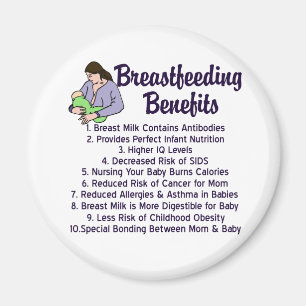Breastfeeding Benefits Magnet