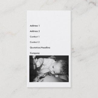 Breastfeeding Business Cards