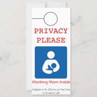 Breastfeeding Doorhanger