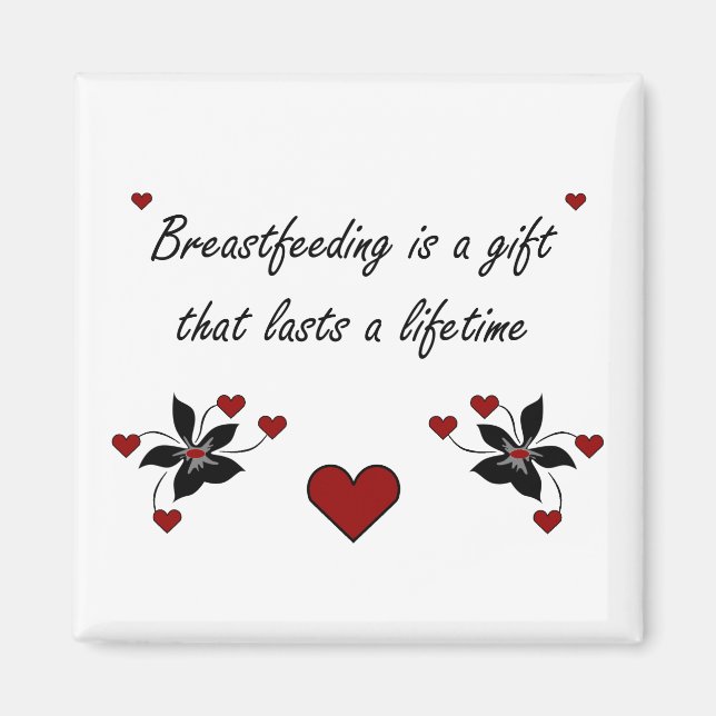 Breastfeeding is a Gift Magnet (Front)