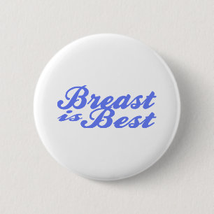 (Breastfeeding is best for baby! 6 Cm Round Badge
