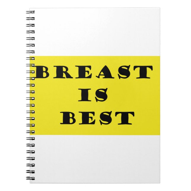 Breastfeeding is Best Notebook (Front)