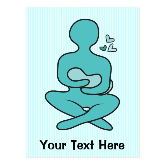 Breastfeeding Mother & Baby Postcard