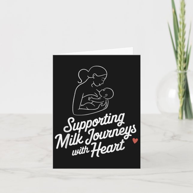 Breastfeeding Mother Support Quote Lactation Consu Card (Front)