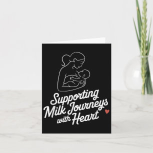 Breastfeeding Mother Support Quote Lactation Consu Card