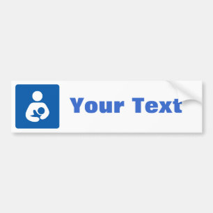 Breastfeeding / Nursing Icon Bumper Sticker