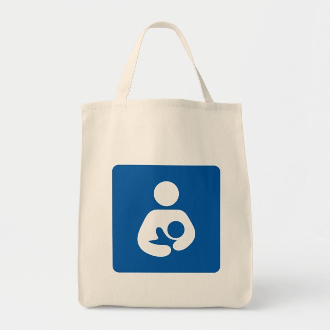 Breastfeeding / Nursing Icon Tote Bag (Front)