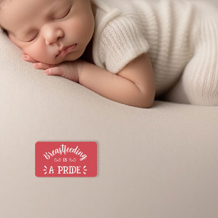 Breastfeeding Red Business Card
