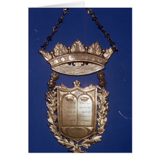 Breastplate or Shield for Torah Scroll (Front)