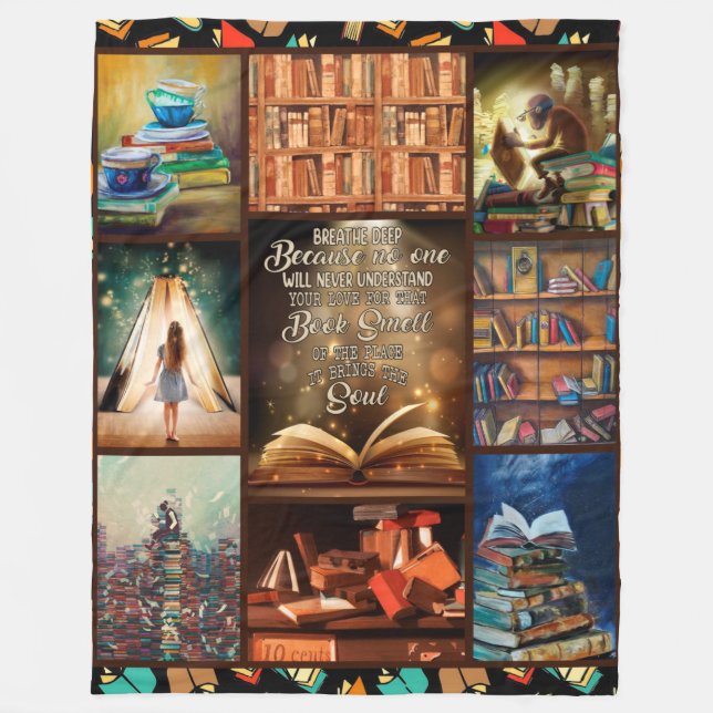 Breath Deep Because No One Will Ever Understand Yo Fleece Blanket (Front)
