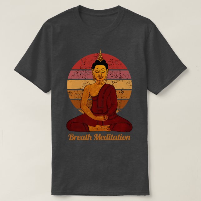 Breath Meditation T-Shirt (Design Front)