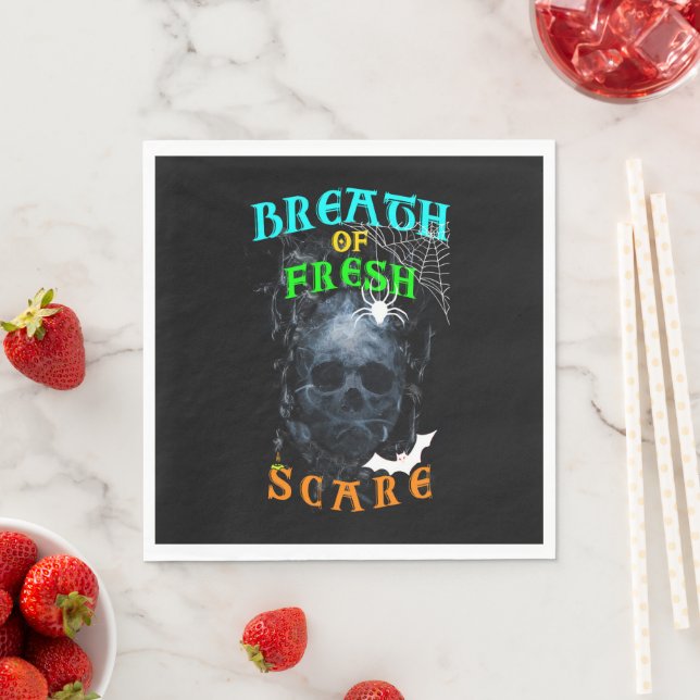 Breath Of Fresh Scare Napkin (Insitu)