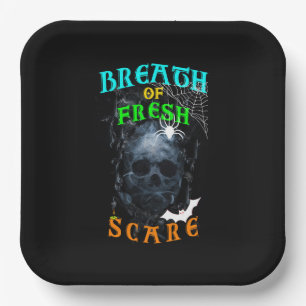 Breath Of Fresh Scare Paper Plate