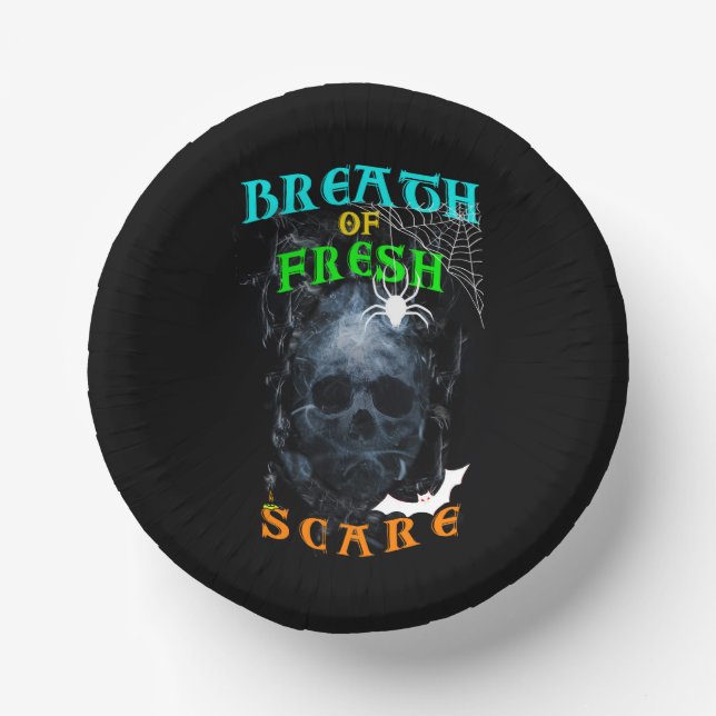 Breath Of Fresh Scare Paper Plate (Front)