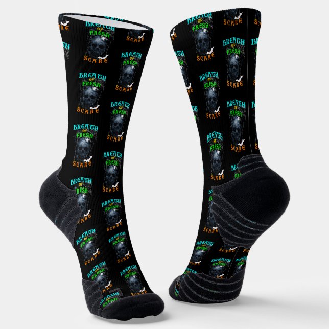 Breath Of Fresh Scare Socks (Angled)