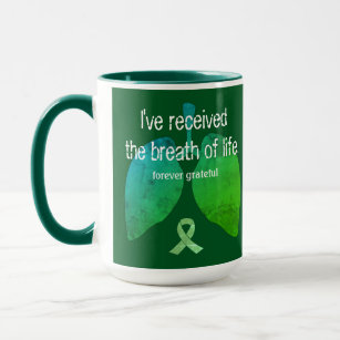 Breath of Life Lung Transplant Custom Coffee Mug