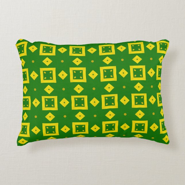 Breath of Nature Seamless Pattern Decorative Cushion (Front)
