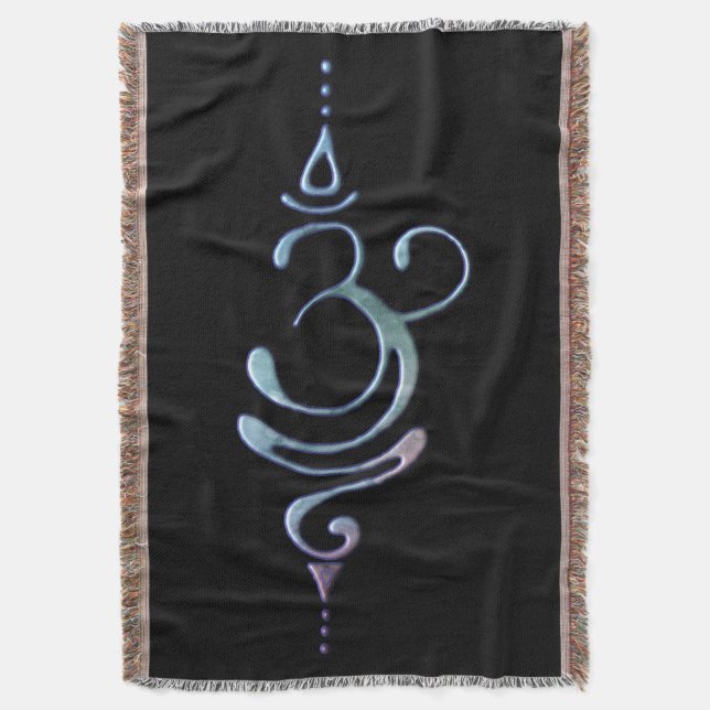 Breathe 1  throw blanket (Front Vertical)