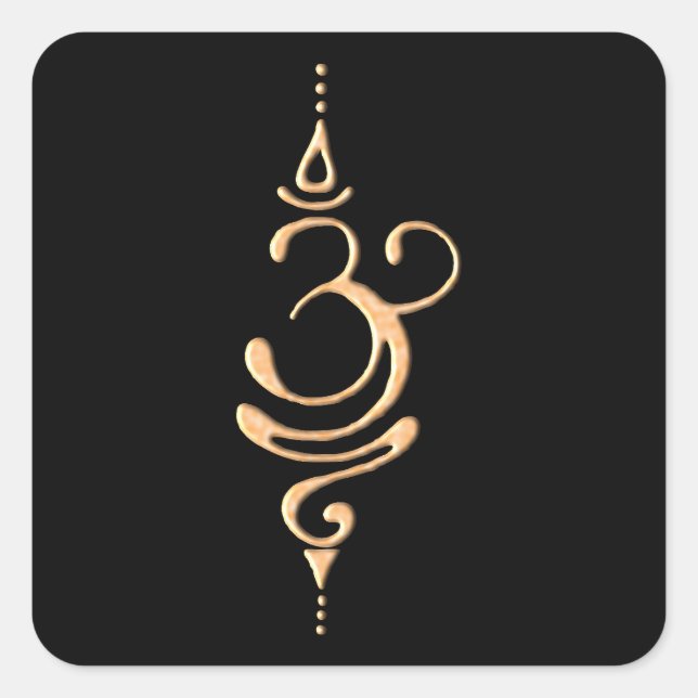 Breathe 4 square sticker (Front)