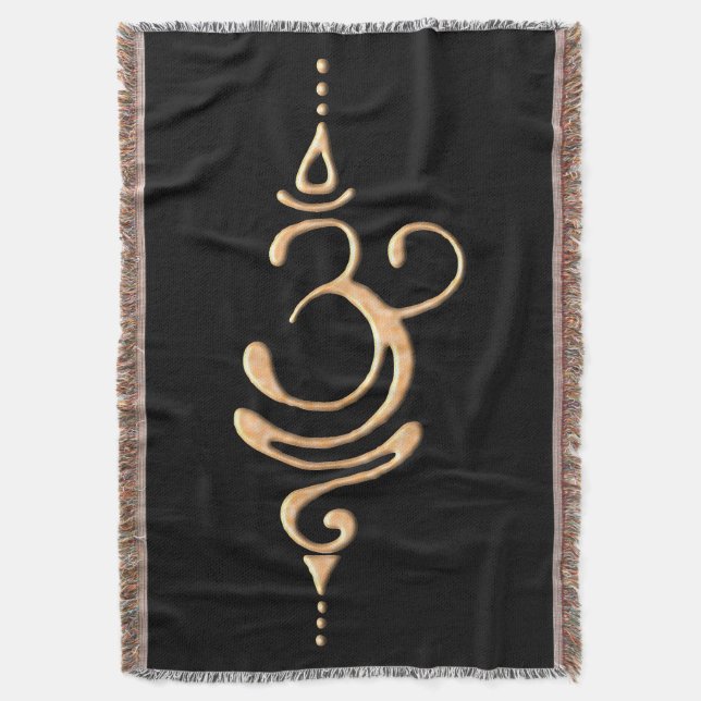 Breathe 4 throw blanket (Front Vertical)