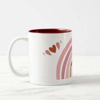 “Breathe and Enjoy the Little Things” Mindful Two-Tone Coffee Mug