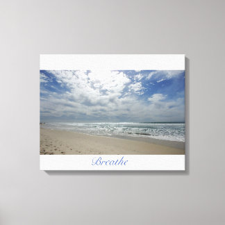 Breathe at the Beach: Cardiff, CA Canvas Print