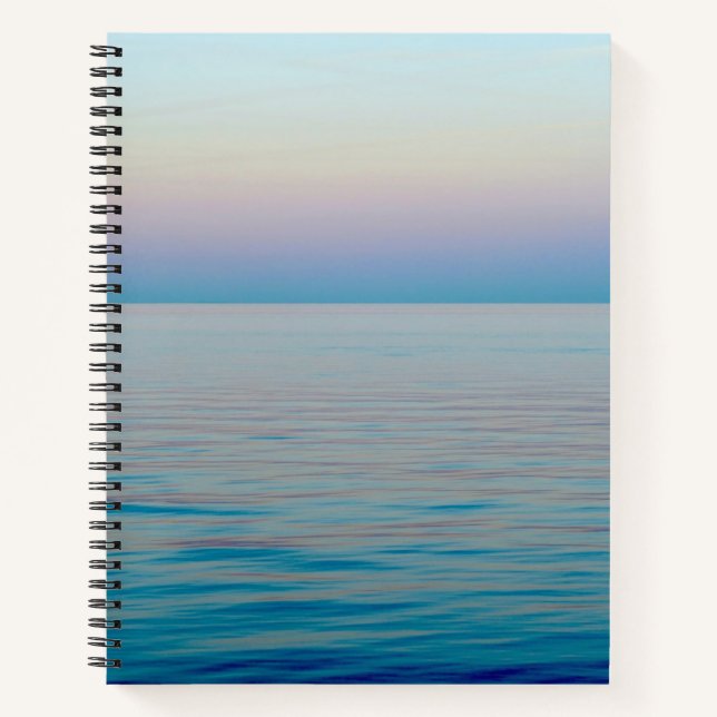 Breathe Calming Ocean Water Notebook (Front)