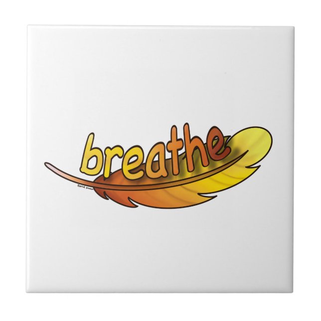 Breathe  ceramic tile (Front)