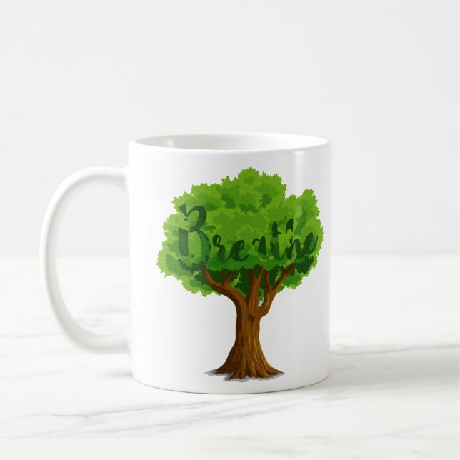 Breathe Coffee Mug (Left)