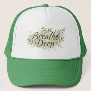 “Breathe Deep” Minimalist Cap – Calm & Mindful Str