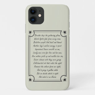 Breathe Deep Poem iPhone 11 Case