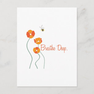 Breathe Deep Postcard