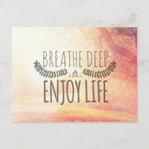 Breathe Deep Postcard