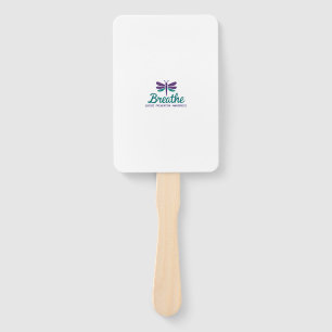 Breathe Dragonfly Suicide Prevention mental health Hand Fan