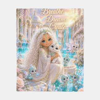 Breathe Dreame Create Enchanted Cosy Fleece Blanke Blanket