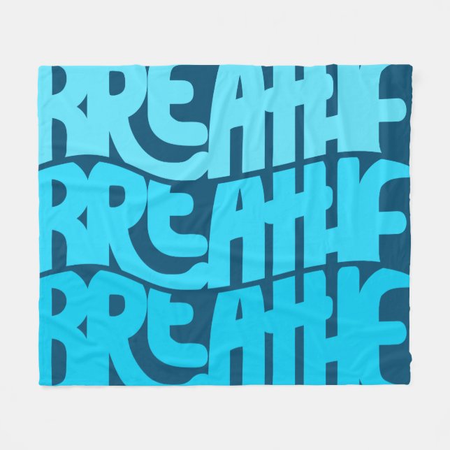 Breathe Fleece Blanket (Front (Horizontal))